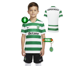Conjunto Infantil Sporting Principal 2025/26 - LANÇAMENTO! 🔥💚