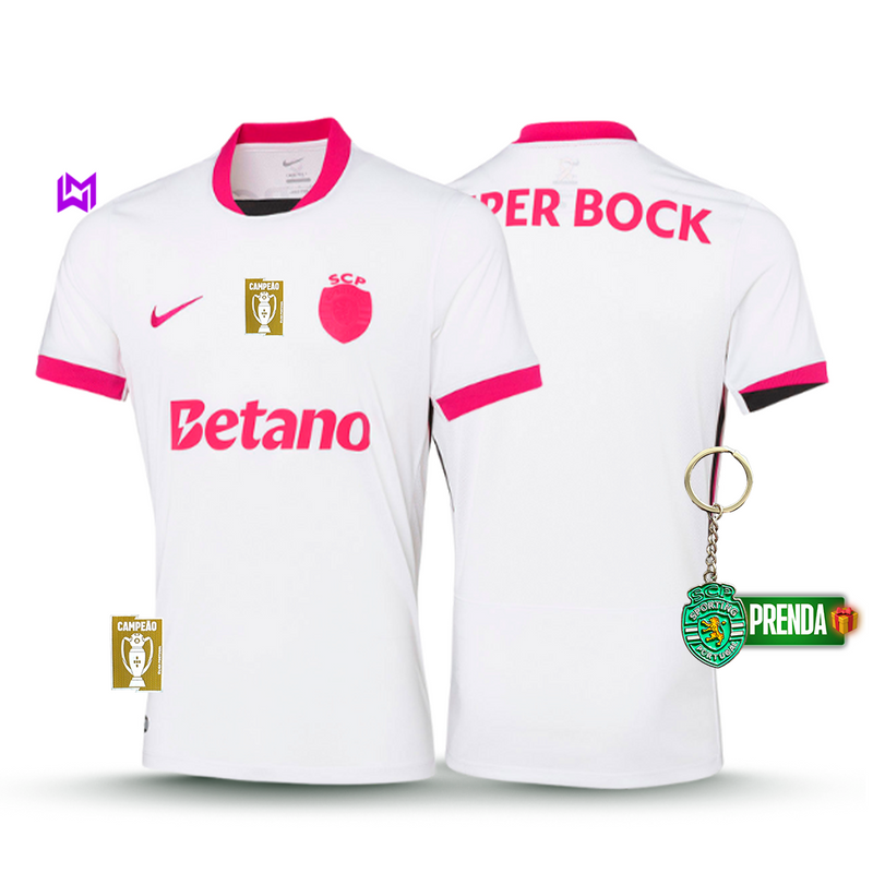 Camisola Sporting PINK OCTOBER rosa 2025/26 - LANÇAMENTO 🔥(Pré Venda 11 a 22 Dias)