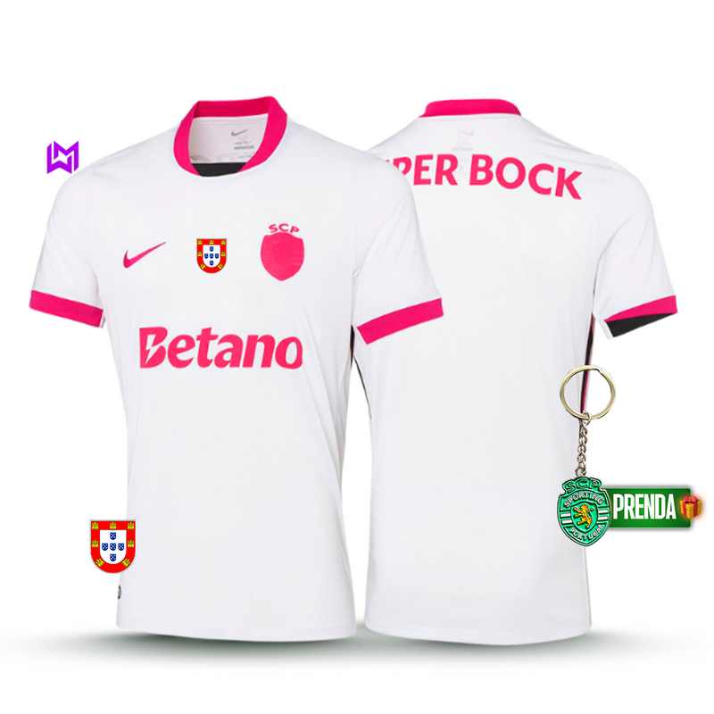 Camisola Sporting PINK OCTOBER rosa 2025/26 - LANÇAMENTO 🔥(Pré Venda 11 a 22 Dias)