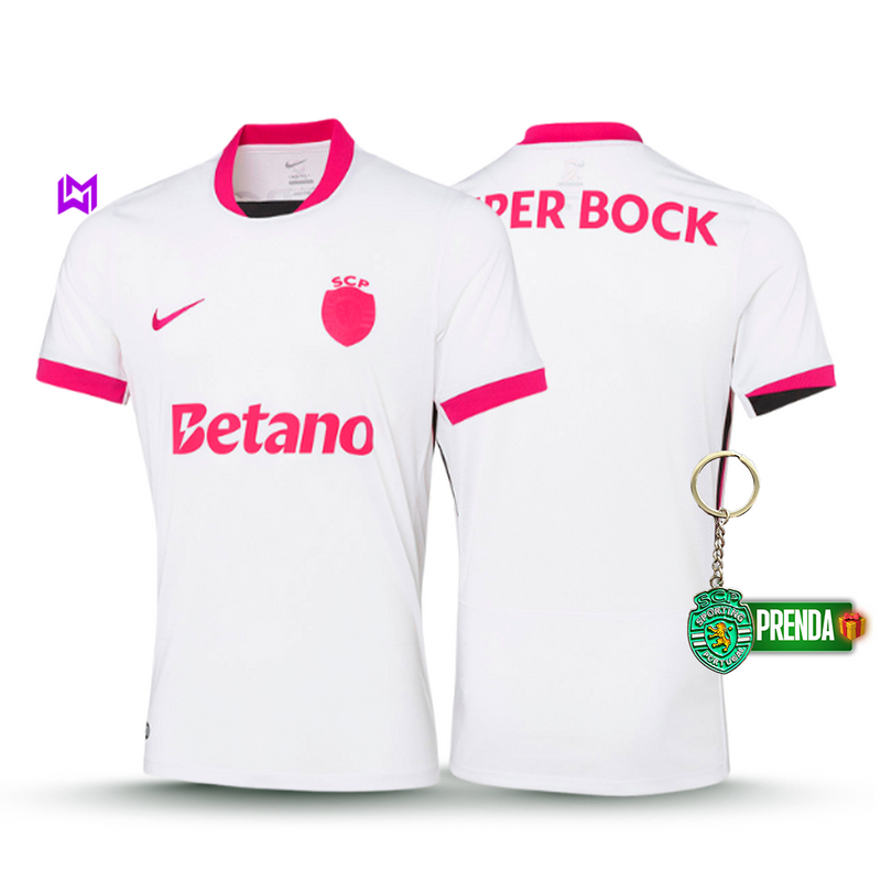 Camisola Sporting PINK OCTOBER rosa 2025/26 - LANÇAMENTO 🔥(Pré Venda 11 a 22 Dias)