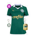 Camisola Palmeiras Feminina Verde Home 2024/25