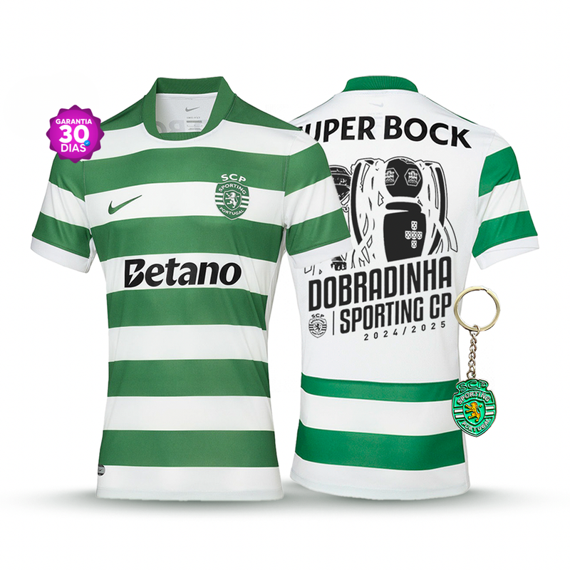 Camisola Sporting Principal DOBRADINHA 2025/26 - LANÇAMENTO! 🦁🏆🏆