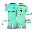 Conjunto infantil Sporting terceiro equipamento verde 2025/26 - LANÇAMENTO