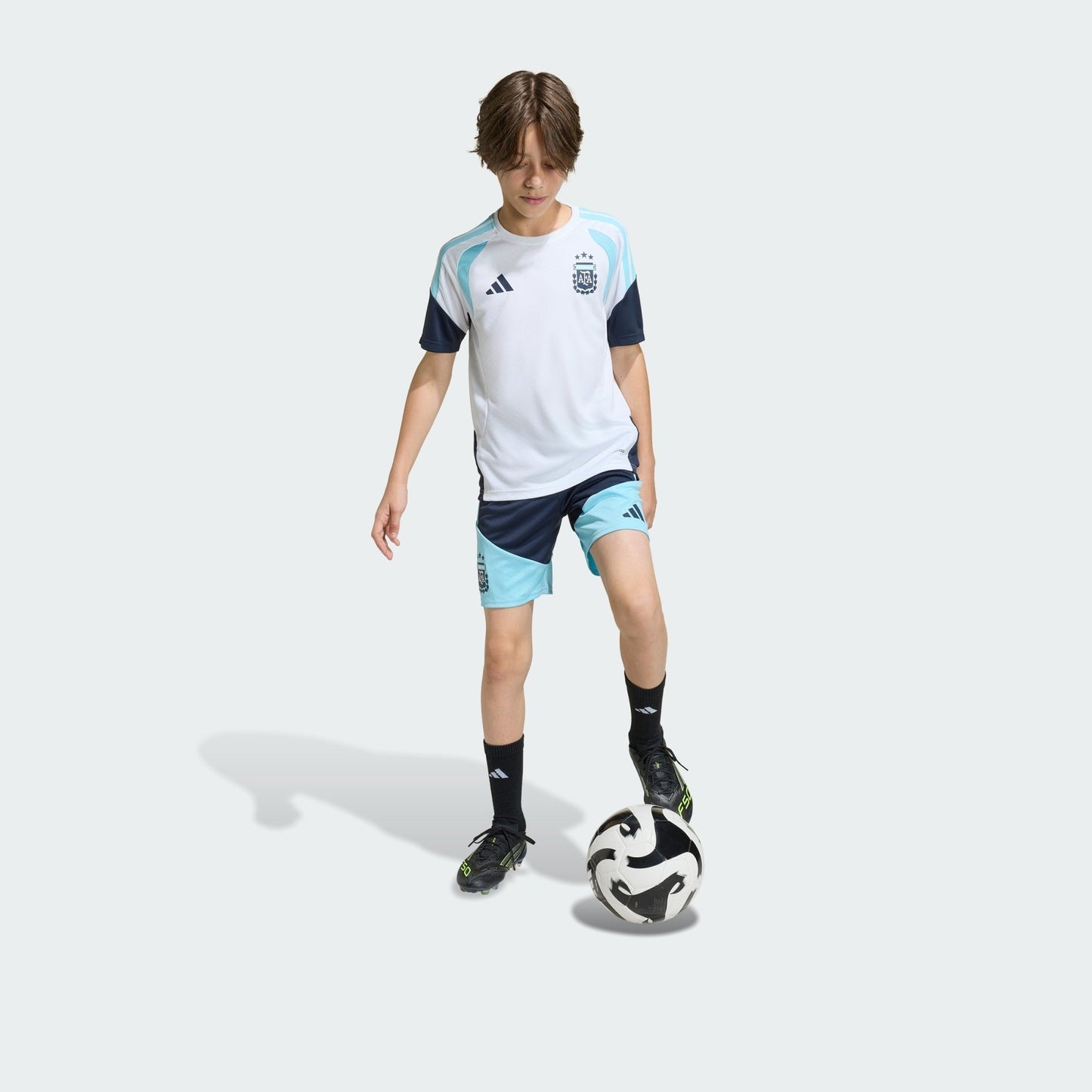 Conjunto Treino Infantil Argentina 2026/27 I Kit - Copa do Mundo