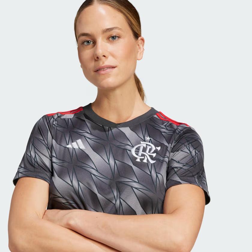 Camisa Feminina Flamengo III 2024-25 - LANÇAMENTO E ÚLTIMAS UNIDADES! ❤️🖤