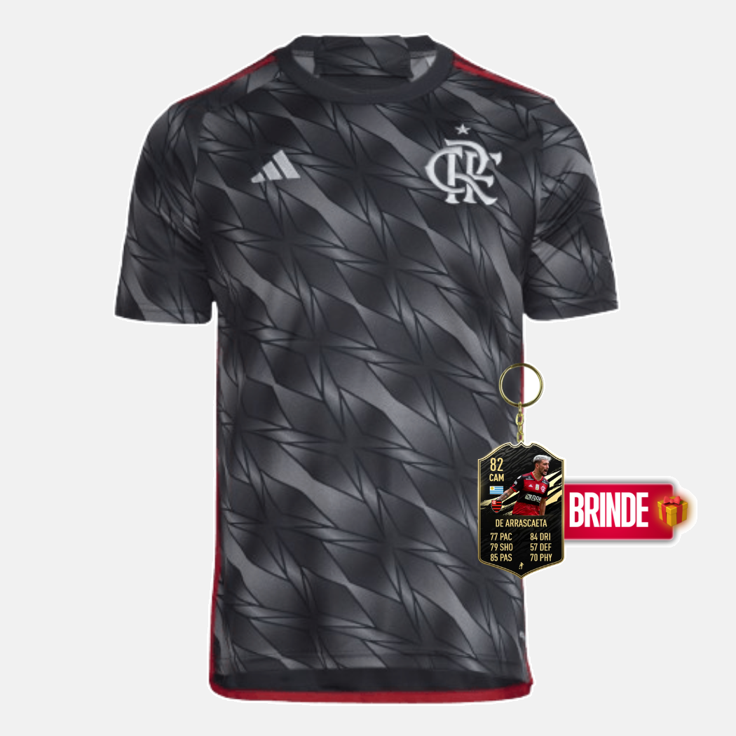 Camisa Flamengo III 2024-25 - LANÇAMENTO E ÚLTIMAS UNIDADES! ❤️🖤