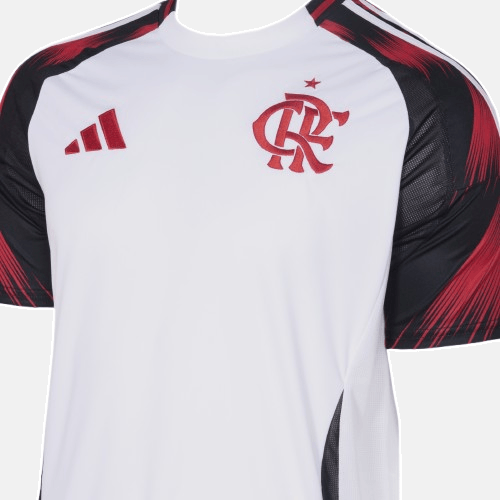 Camisola Flamengo branca away 2025/26