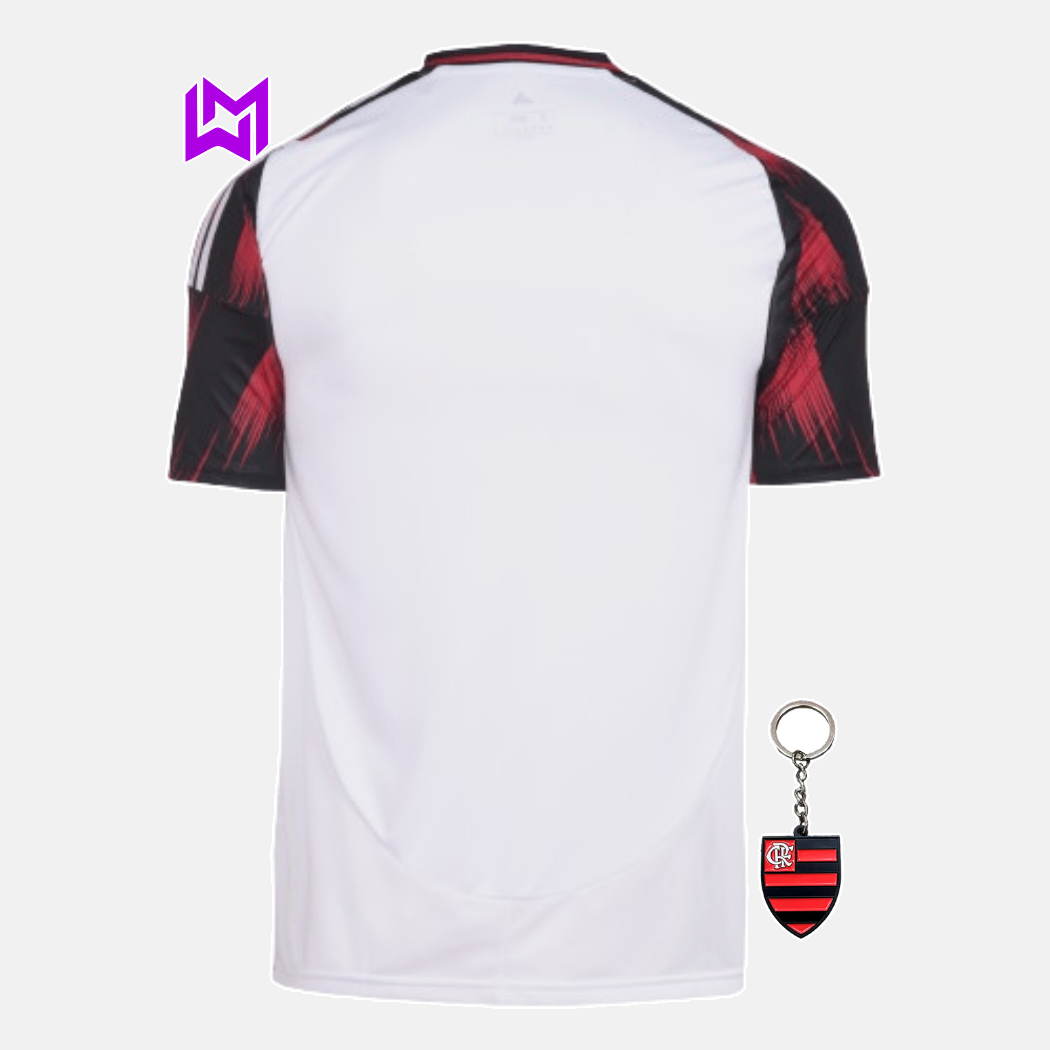 Camisola Flamengo branca away 2025/26