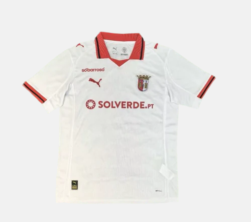 Camisola Braga branca alternativa 2025/26 - LANÇAMENTO