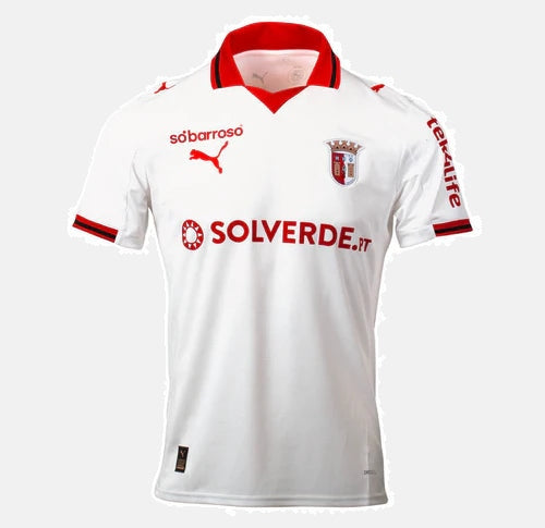 Camisola Braga branca alternativa 2025/26 - LANÇAMENTO