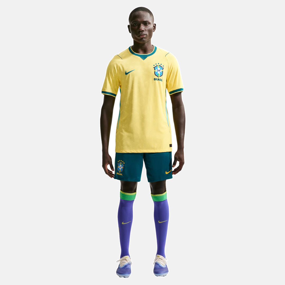 Camisola Brasil I Authentic Amarela - Copa do Mundo 2026