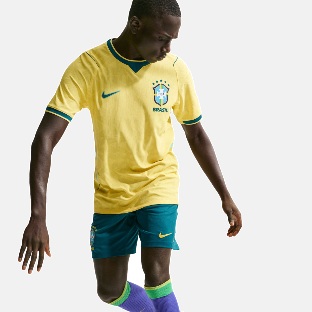Camisola Brasil I Authentic Amarela - Copa do Mundo 2026