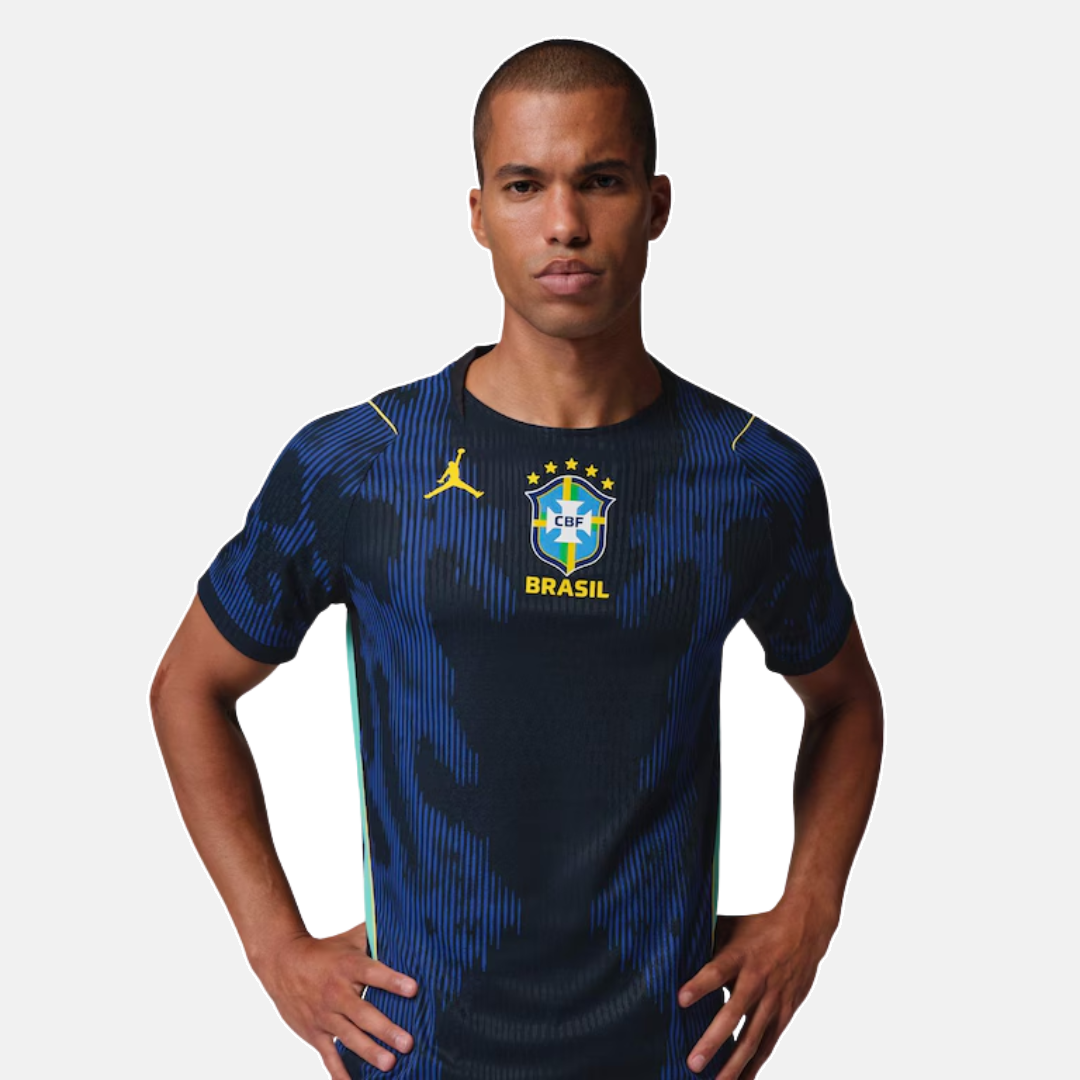 Camisola Brasil II Authentic Azul - Copa do Mundo 2026