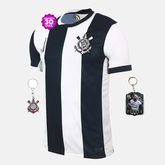 Camisola Corinthians Terceiro Listrado 2024/2025