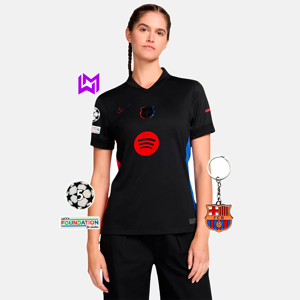 Camisola Feminina Barcelona Alternativa 2024/25 - ÚLTIMAS UNIDADES! 🔥