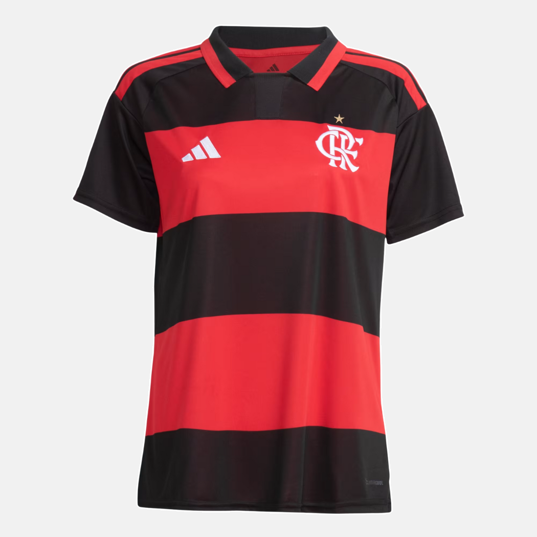 Camisola Feminina I CR Flamengo 26 🦅❤️