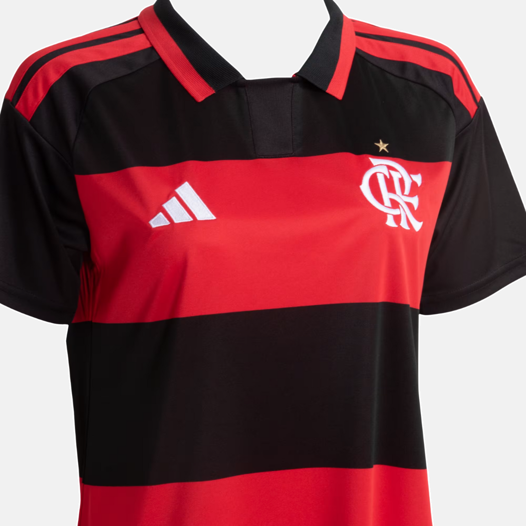 Camisola Feminina I CR Flamengo 26 🦅❤️