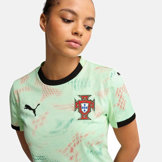 Camisola Feminina Portugal Alternativa - 2025