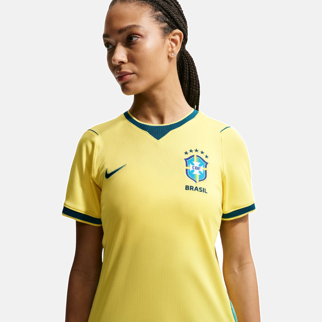 Camisola Feminina Seleção Brasil I 2026 - Copa do Mundo