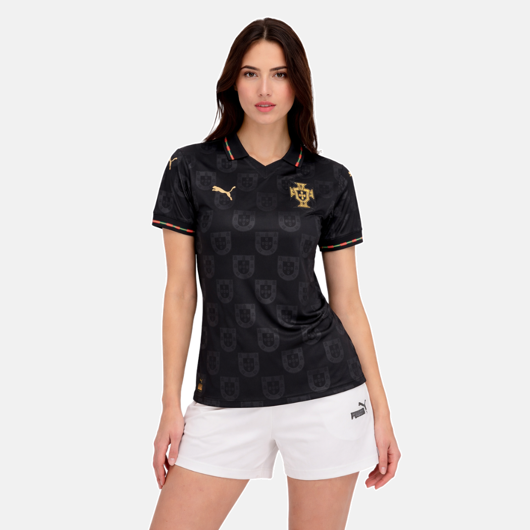 Camisola Feminina Portugal Eusebio - 2026