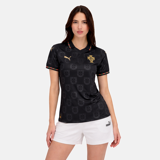 Camisola Feminina Portugal Eusebio - 2026