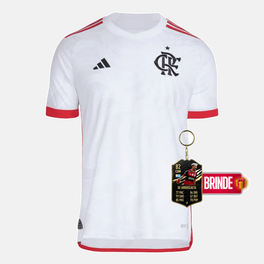 Camisola Flamengo Branca Away 2024/25
