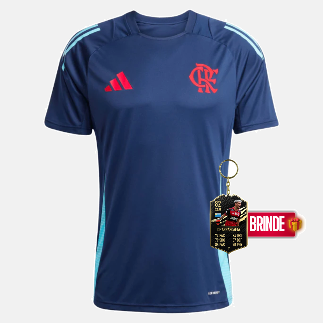 Camisola Flamengo treino azul marinho 2025/26