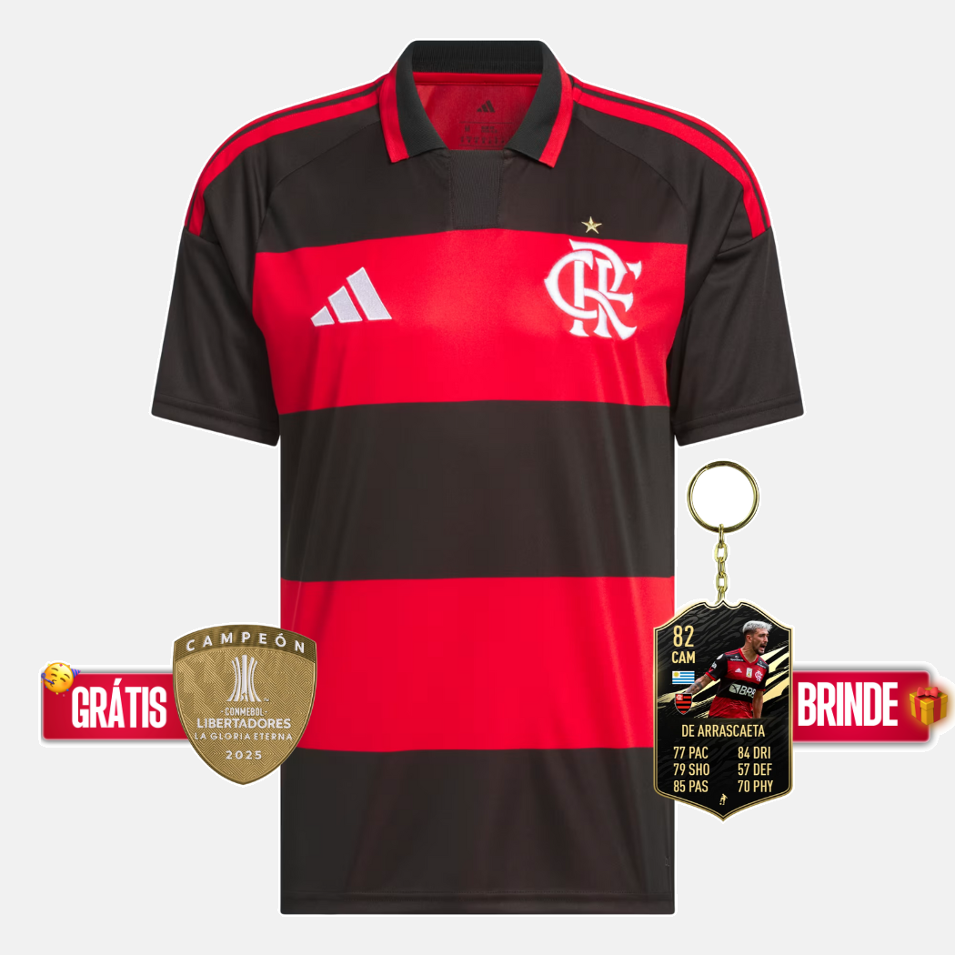 Camisola I CR Flamengo 26 🦅❤️