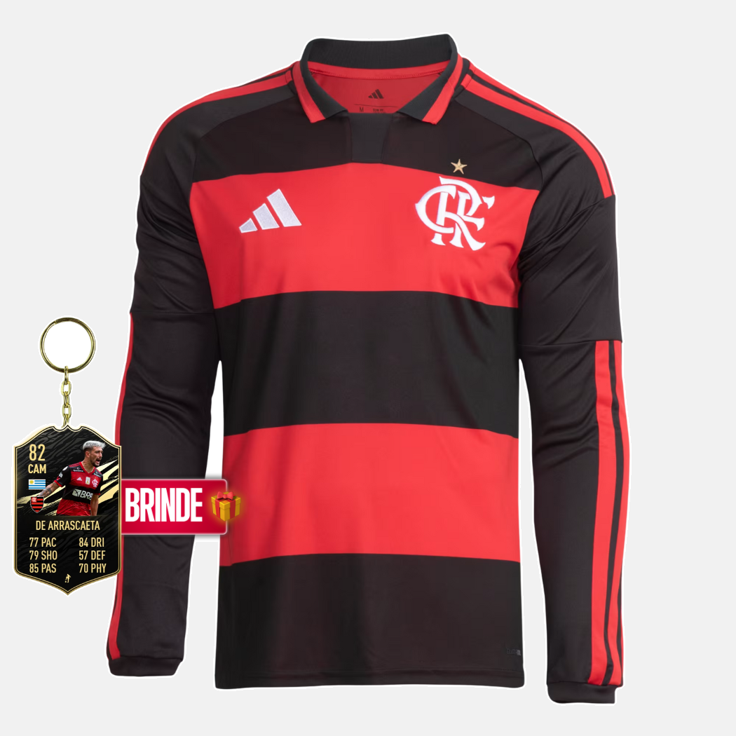 Camisola Manga Longa I CR FLAMENGO 26 🦅❤️