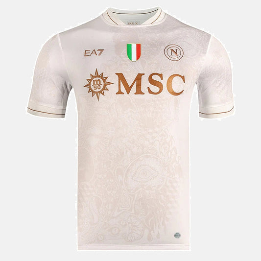 Camisola Napoles alternativo branca 2025/26 - napoli