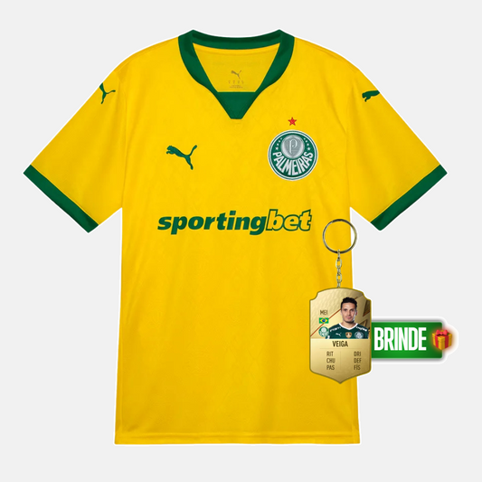 Camisola Palmeiras Amarela third 2025/26