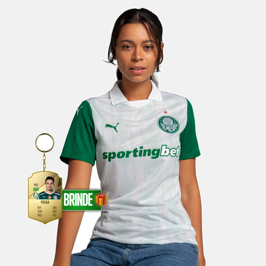 Camisola Palmeiras Puma Away 25/26 Torcedor Feminino