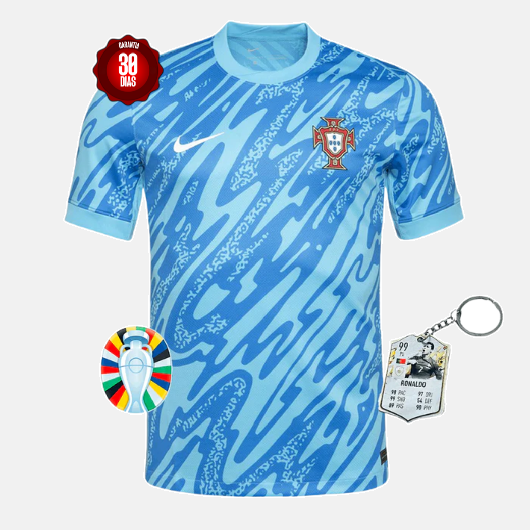 Camisola Portugal Guarda Redes Azul - 2024/25