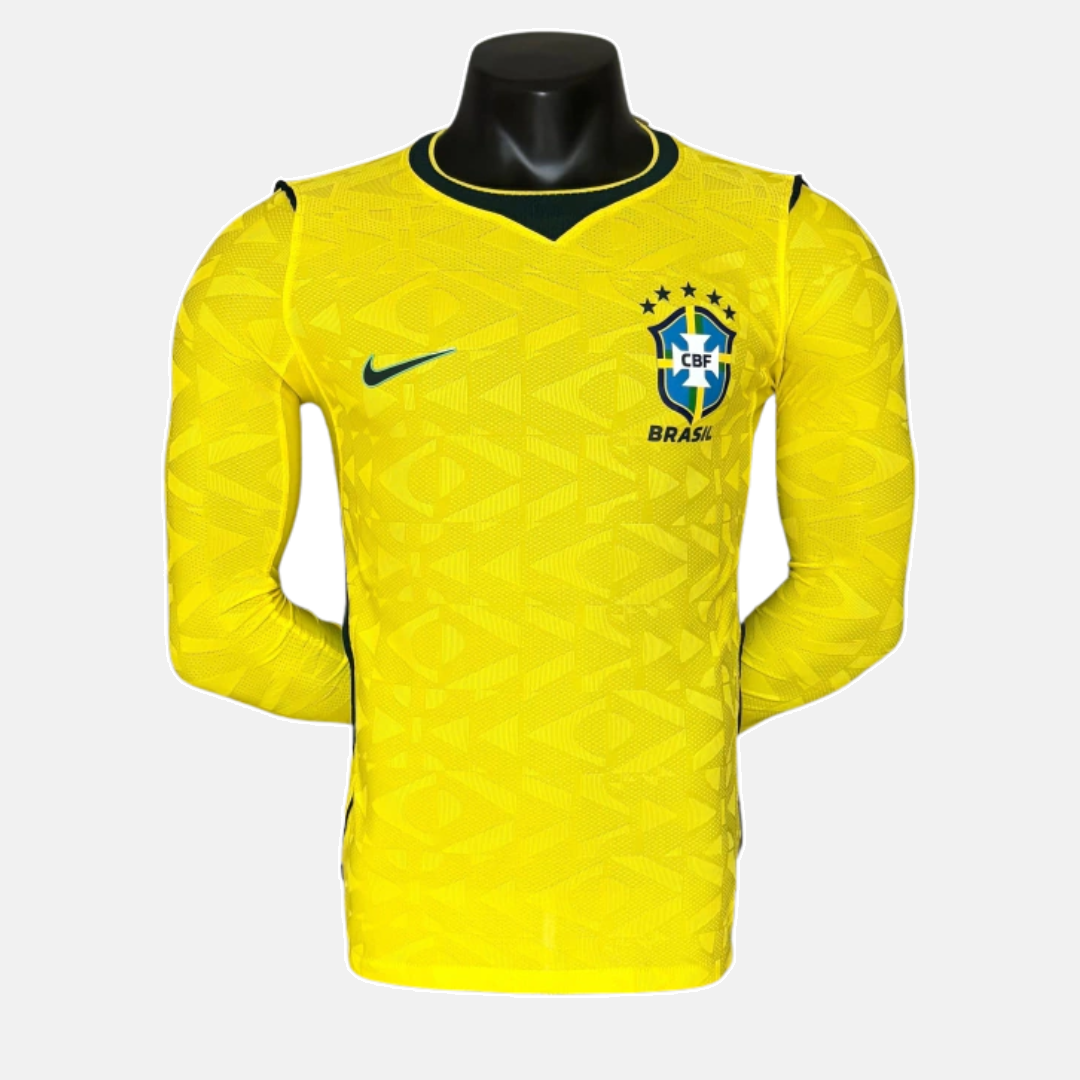 Camisola Seleção Brasil I MANGA LONGA - Copa do Mundo 2026