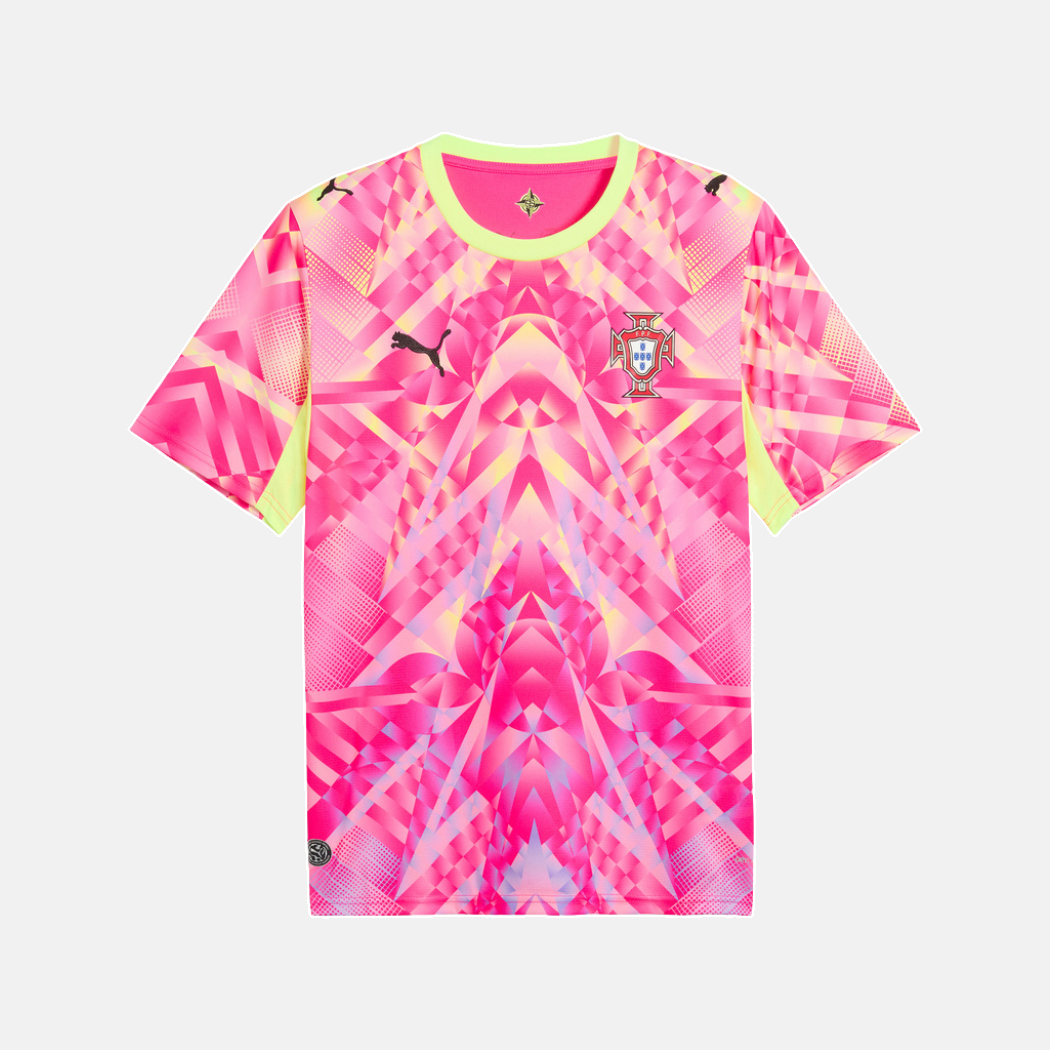 Camisola Guarda-Redes Pixel Seleção de Portugal - Copa do Mundo 2026