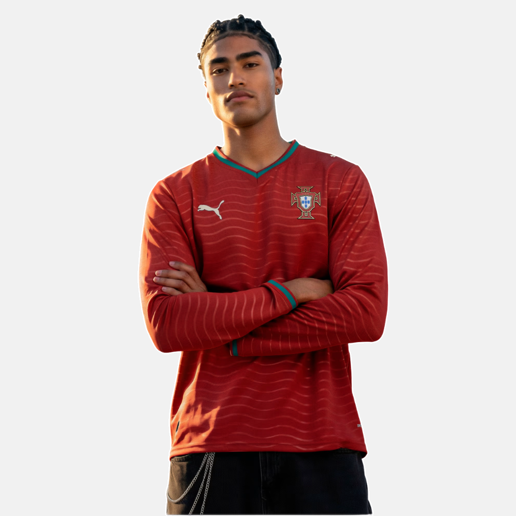 Camisola Manga Longa Principal Portugal 2026 - Copa do Mundo