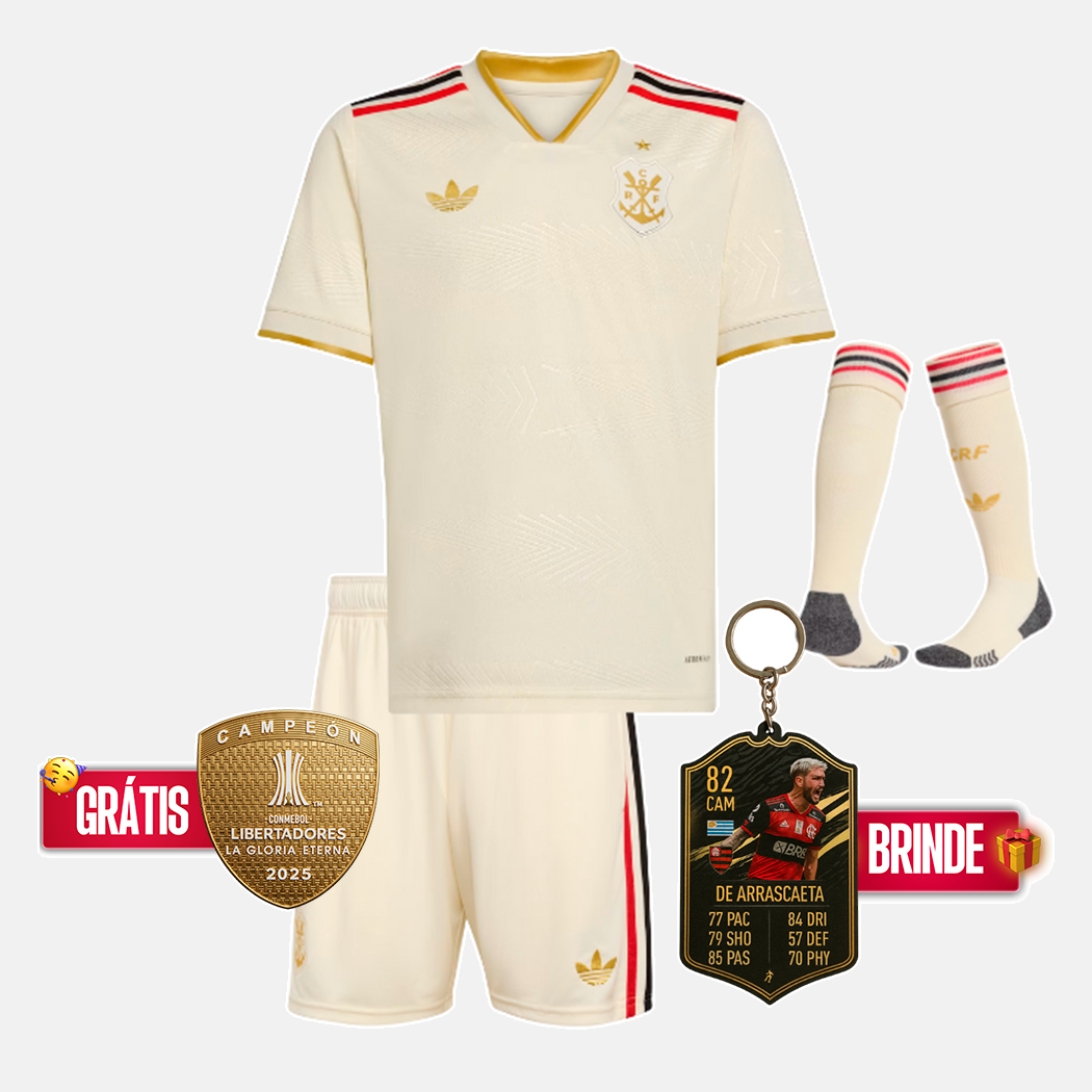 Conjunto Infantil 3 Flamengo  2025/26