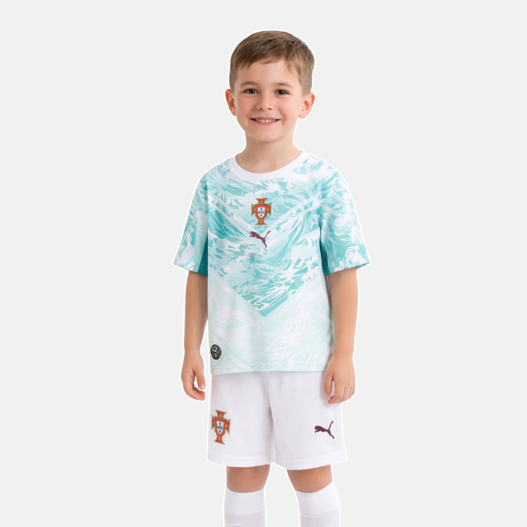 Conjunto Infantil Alternativo Portugal 2026 - Copa do Mundo