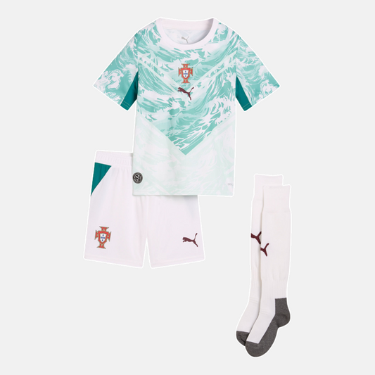 Conjunto infantil Seleção de Portugal COPA DO MUNDO 2026 - Branco 🔥🏆