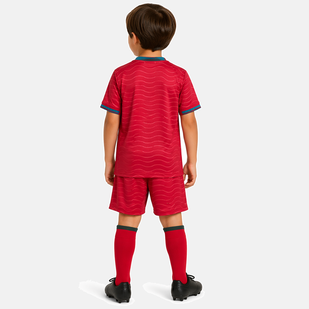 Conjunto Infantil Principal Portugal 2026 - Copa do Mundo