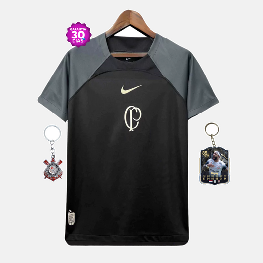 Camisola Corinthians Treino Black 2024/2025