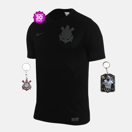 Camisola Corinthians preta Away 2024/25