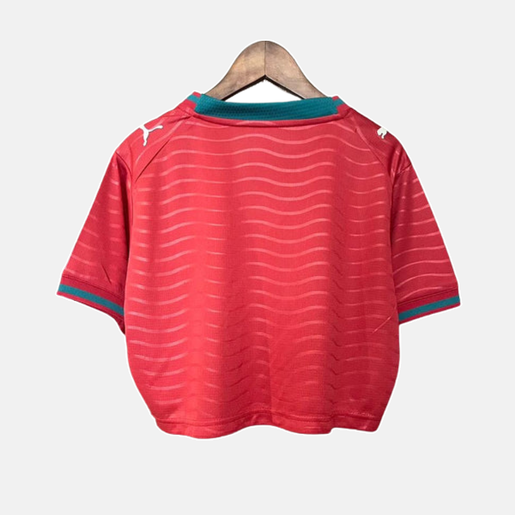 Cropped Feminina Principal Portugal 2026 - Copa do Mundo