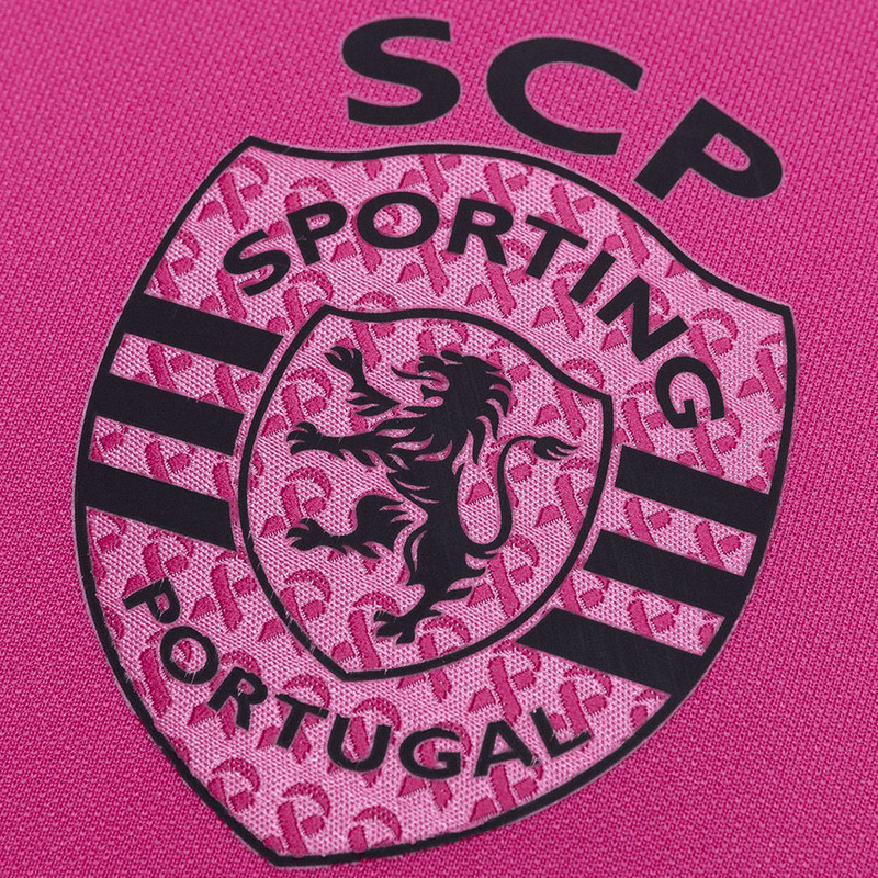Detalhe da edição especial Sporting Outubro Rosa 2024/25

