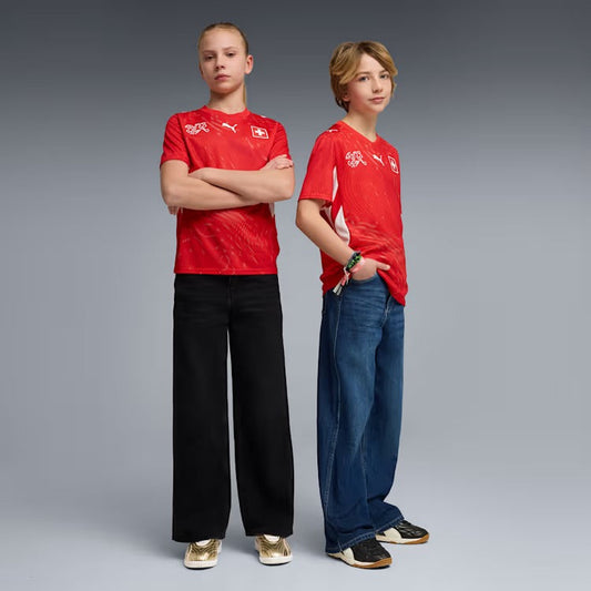 Camisola Infantil Suíça 2026/27 I