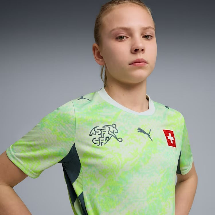 Camisola Infantil Suíça 2026/27 II