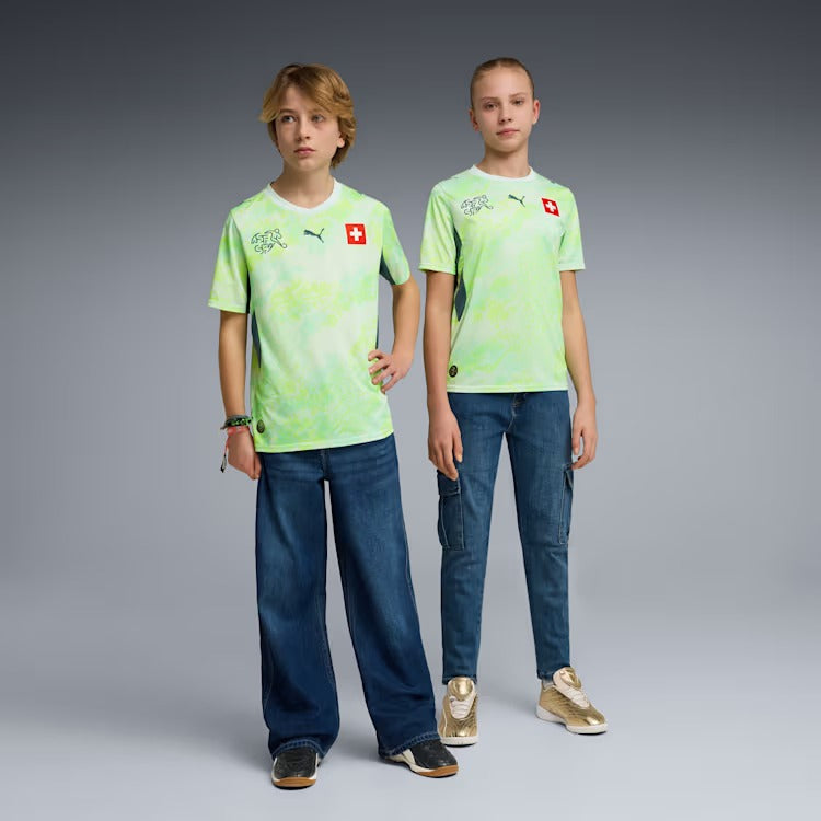 Camisola Infantil Suíça 2026/27 II