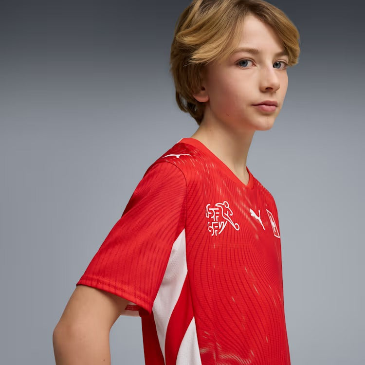 Camisola Infantil Suíça 2026/27 I