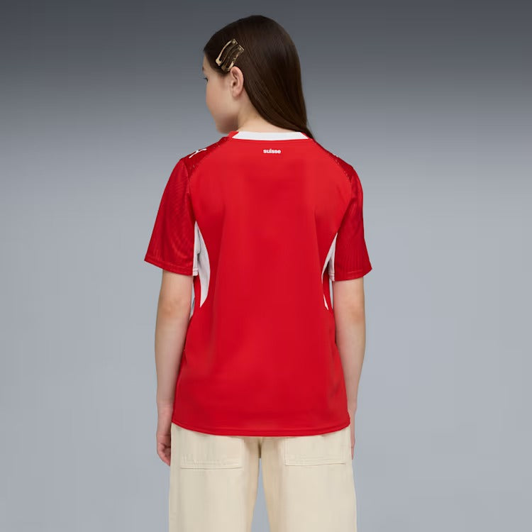 Camisola Infantil Suíça 2026/27 I