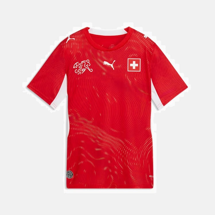 Camisola Infantil Suíça 2026/27 I
